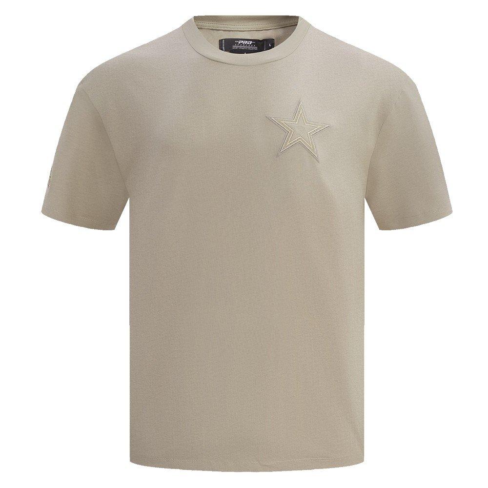 Pro Standard Men's NFL Dallas Cowboys Neutral Drop Shoulder Tee - Taupe - TAUPE